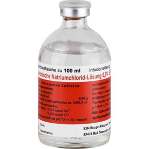 ISOTONISCHE NaCl Lösung 0,9% Eifelfango 20X100 ml Infusionslösung Produktbild