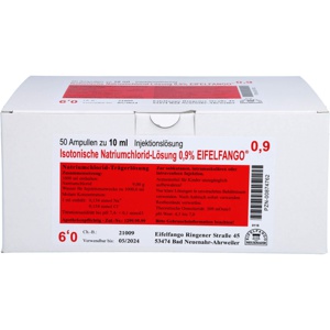 ISOTONISCHE NaCl Lösung 0,9% Eifelfango Inj.-Lsg. Produktbild