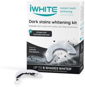 iWhite Instant Dark Stains Whitening Kit Tandblekningskit med aktivt kol produkt bild