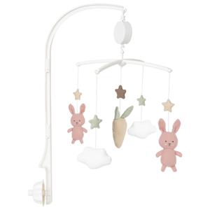 Jabadabado Musikmobil Bunny Rosa produkt bild