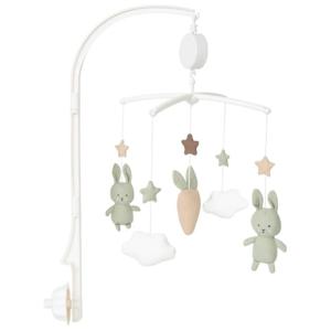JaBaDaBaDo musikmobil med arm bunny grön produkt bild