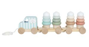 Jabadabado Tåg med Klossar Glass produkt bild
