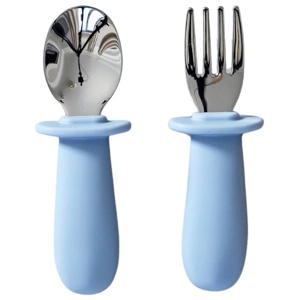 Jack o Juno Klassiskt Bestickset För Baby Pale Blue produkt bild