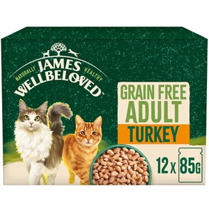 James Wellbeloved Adult Cat Hypoallergenic Pouches - Turkey in Gravy product image