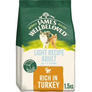 James Wellbeloved Adult Cat Light Hypoallergenic Turkey & Rice product image