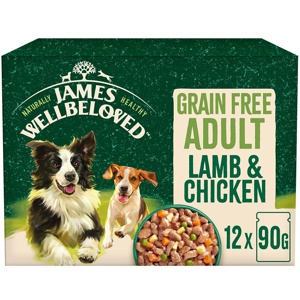 James Wellbeloved Adult Hypoallergenic Grain Free Pouches - Lamb & Chicken in Gravy product image