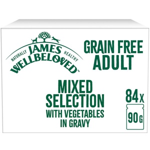 James Wellbeloved Adult Hypoallergenic Grain Free Pouches - Mixed Selection in Gravy product image