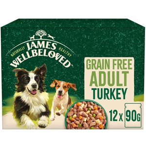 James Wellbeloved Adult Hypoallergenic Grain Free Pouches - Turkey in Gravy product image
