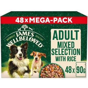 James Wellbeloved Adult Hypoallergenic Pouches - Mixed Selection with Rice & Vegetables in Gravy product image
