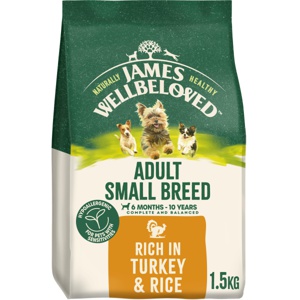 James Wellbeloved Adult Hypoallergenic Small Breed - Turkey & Rice product image