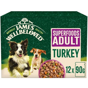 James Wellbeloved Adult Hypoallergenic Superfoods Pouches - Turkey in Gravy product image