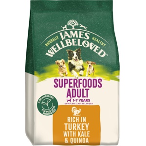 James Wellbeloved Adult Hypoallergenic Superfoods Turkey with Kale & Quinoa product image