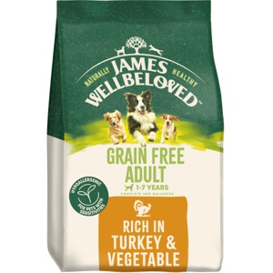 James Wellbeloved Grain Free Adult Dog Hypoallergenic Turkey & Vegetables product image
