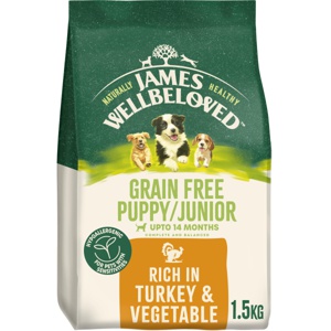 James Wellbeloved Grain-Free Puppy/Junior Hypoallergenic Turkey & Vegetables product image