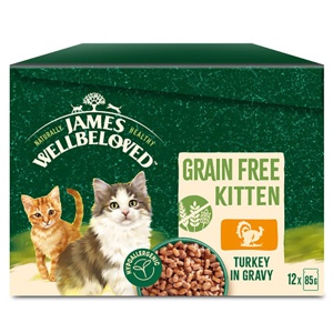 James Wellbeloved Kitten Hypoallergenic Pouches - Turkey in Gravy product image