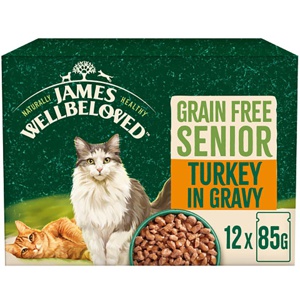 James Wellbeloved Senior Cat Hypoallergenic Pouches - Turkey in Gravy product image