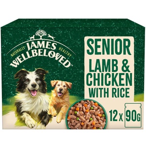 James Wellbeloved Senior Hypoallergenic Pouches – Lamb & Chicken in gravy product image