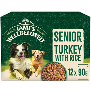 James Wellbeloved Senior Hypoallergenic Pouches - Turkey & Rice in Gravy product image