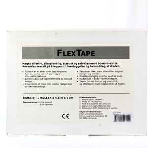 Jasper Flextape Assorteret 4,5 m x 5 cm 12 stk produktbillede