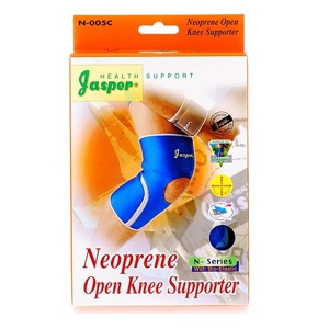 Jasper Neopren Knæbandage/hul Large 1 stk produktbillede