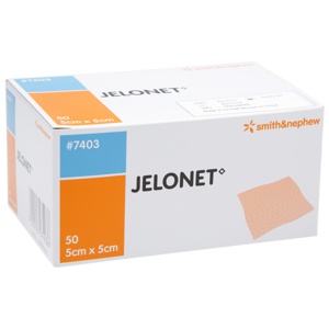 Jelonet vaselinkompress 5x5 cm 50 stk produktbilde