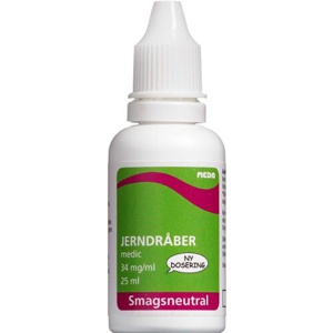 Jern Dråber 34 mg/ml 25 ml produktbillede