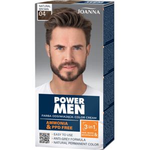 Joanna POWER MEN Permanent Color Cream 04 Natural Brown produkt bild