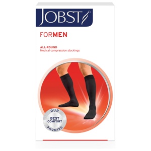 Jobst For Men K2 Kne Sort L 1 par produktbilde