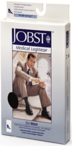 Jobst Men klasse 1 knestrømpe sort 1 par produktbilde