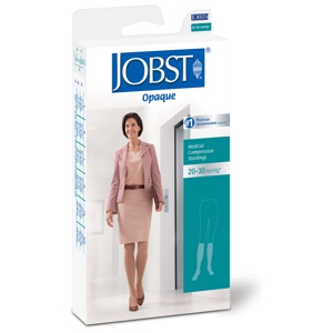Jobst Opaque klasse 2 knestrømpe beige 1 par produktbilde