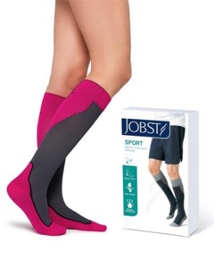 Jobst sport k1 kne rosa XL produktbilde