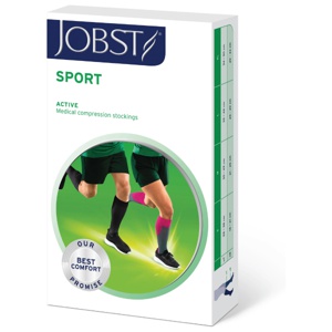Jobst Sport klasse 1 knestrømpe sort 1 par produktbilde