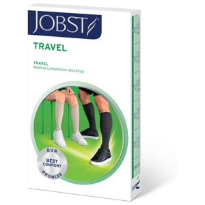 Jobst Travel knestrømpe klasse1, 45/46, sort, 1 par produktbilde