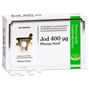Jod 400 g - 120 Tabletter - Pharma Nord produktbillede