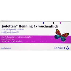 JODETTEN Henning 1x wöchentlich Tabletten Produktbild