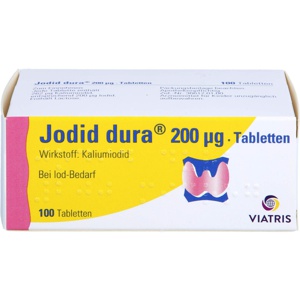 JODID dura 200 μg Tabletten Produktbild