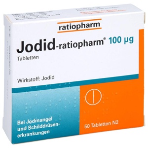 JODID-ratiopharm 100 μg Tabletten Produktbild
