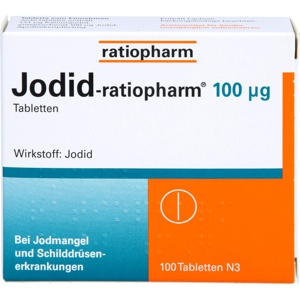 JODID-ratiopharm 100 μg Tabletten Produktbild