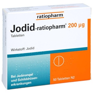 JODID-ratiopharm 200 μg Tabletten Produktbild