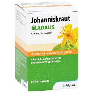 JOHANNISKRAUT MADAUS 425 mg Hartkapseln Produktbild