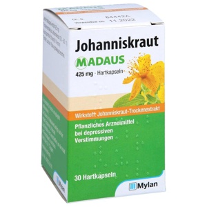 JOHANNISKRAUT MADAUS 425 mg Hartkapseln Produktbild