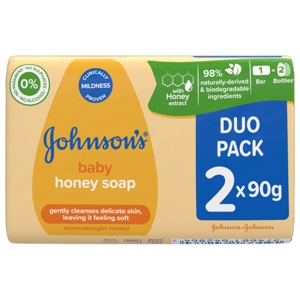 Johnson's Baby Honey Soap 90g Pack of 2 product image