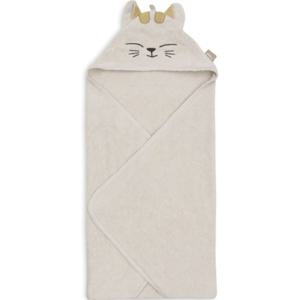 Jollein Badcape i frotté 75x75cm, Charlie Cat produkt bild