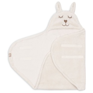 Jollein Omlottåkpåse Bunny Cloudy Rib Oatmeal produkt bild