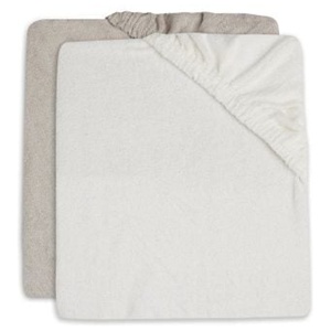 Jollein Skötbäddsöverdrag 50x70cm Ivory/Nougat 2-pack produkt bild