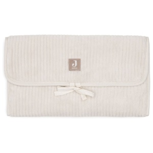 Jollein Skötbäddsunderlägg M Förvaringsfickor Cloudy Rib Oatmeal produkt bild