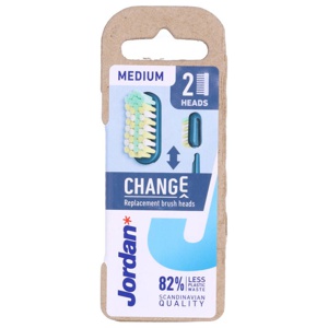Jordan Change Replacement Brush Heads x2 Medium produktbillede
