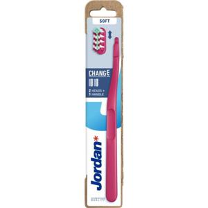 Jordan Change tandborste Soft med 2 st borsthuvuden produkt bild