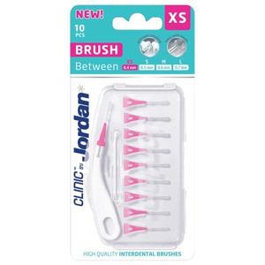 Jordan Clinic Brush Between mellomromsbørste XS 0,4 mm 10 stk produktbilde