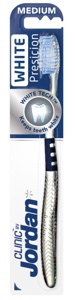 Jordan Clinic White Precision tannbørste medium 1 stk produktbilde